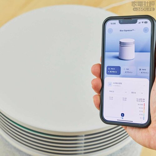 タッチパネルは少し見えにくい 高級空気清浄機おすすめ イメージ2