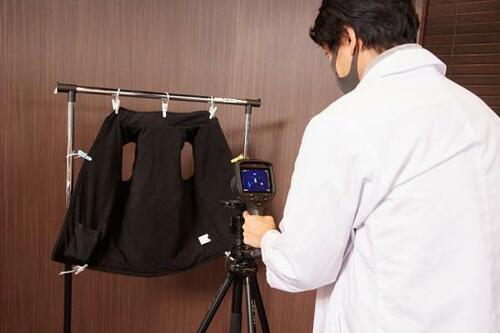 電熱ベストのテスト方法 イメージ