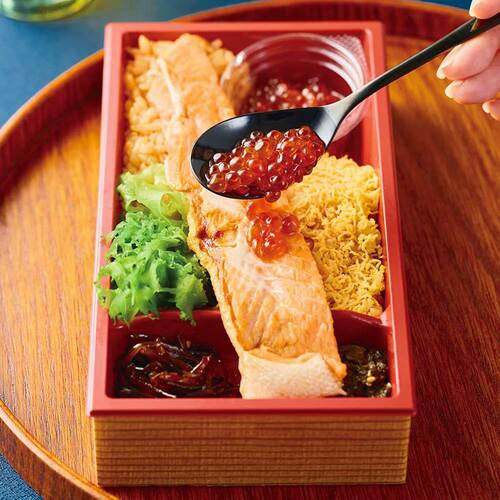 おすすめ空弁と駅弁おすすめ 佐藤水産 後のせいくらとサーモンハラミ弁当 イメージ2