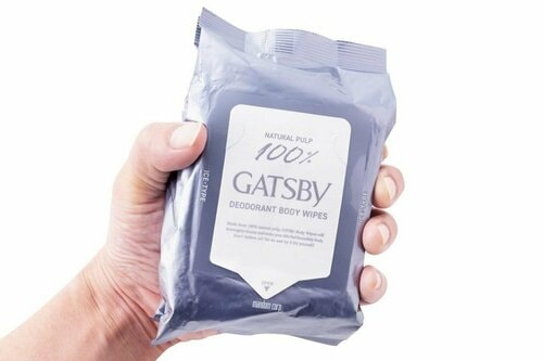 マンダム「ギャツビー アイスデオドラントボディペーパー 無香料」 イメージ2