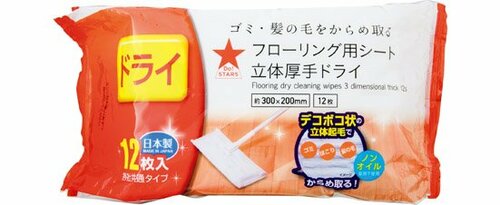 キャンドゥ:フローリング用シート 立体厚手ドライ:掃除シート