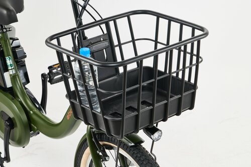 前カゴに底があるのがうれしい！ 電動アシスト自転車おすすめ イメージ