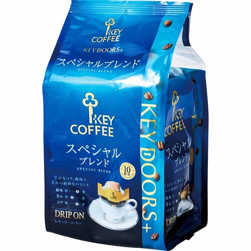 ドリップコーヒーおすすめ キーコーヒー ドリップ オン スペシャルブレンド 10袋入 イメージ