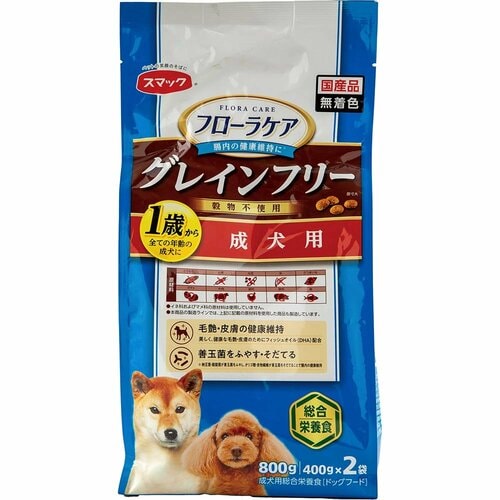 ドッグフードおすすめ スマック フローラケア DOG 1歳〜成犬用 イメージ