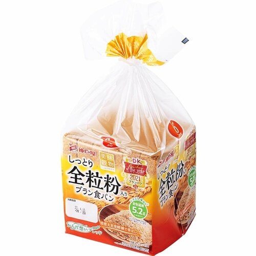 神戸屋「全粒粉入りブラン食パン」 イメージ