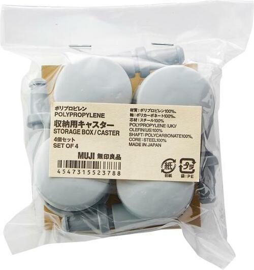 【4】収納ケース用キャスター4個セット イメージ