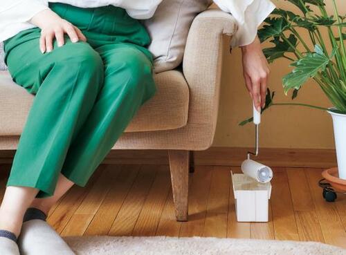 汚れがたまりやすいカーペットはこまめにコロコロで解決！ イメージ