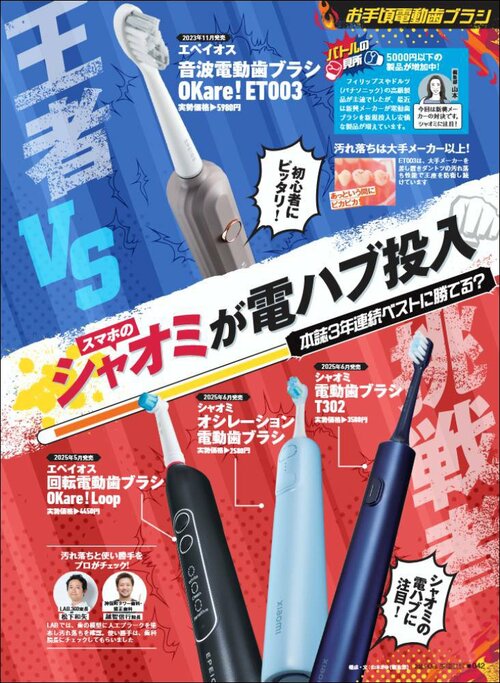 スマホのシャオミが電動歯ブラシを発売 安い電動歯ブラシおすすめ イメージ