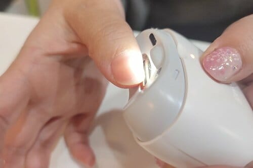 爪のキワを狙うには思い切りが必要 イメージ