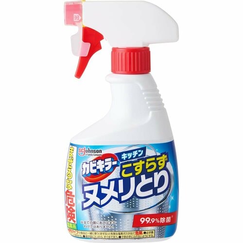 キッチン漂白剤おすすめ ジョンソン カビキラー キッチン こすらずヌメリとり イメージ