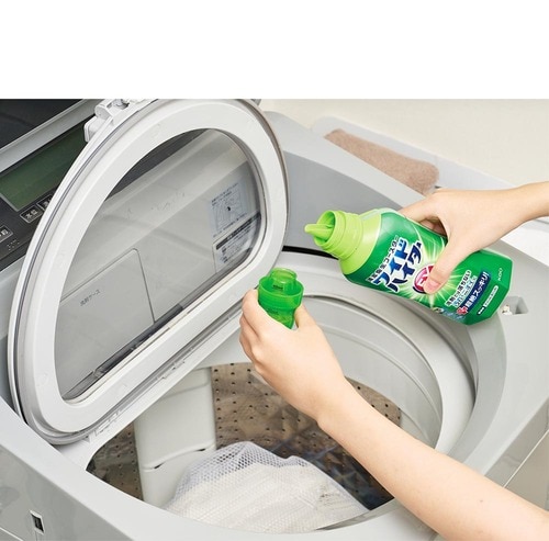 1：ネットに入れて衣類用漂白剤で洗濯 除湿剤おすすめ イメージ