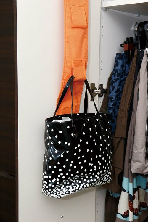 ②バッグは吊るして収納ジョイントハンガー イメージ