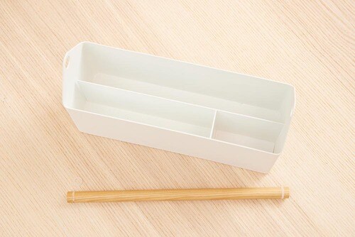 ここが便利：仕切り付きで整理整頓しやすい イメージ