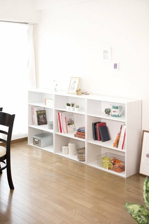 リビングに置いてもダサくないカラーボックス イメージ