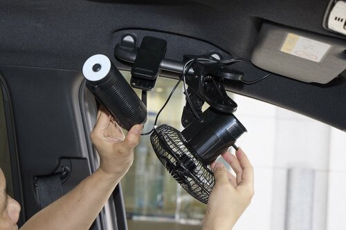 車向けの扇風機ってどんなときに便利なの? イメージ