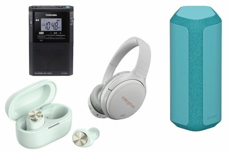 イヤホン単体で18時間駆動する完全ワイヤレスイヤホンほか、注目のオーディオ機器4選のイメージ