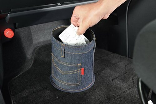 絶妙サイズで倒れない 想像以上のダストボックス イメージ