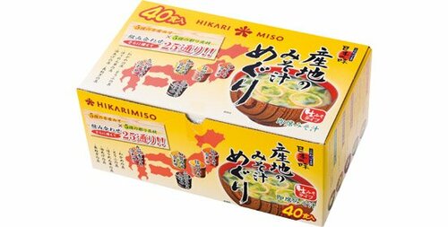 ひかり味噌:産地のみそ汁めぐり 40食:インスタント
