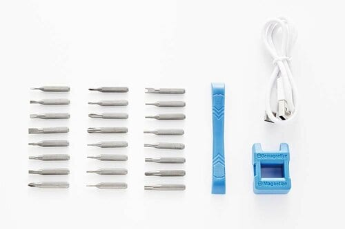 ビットは24種類が付属 電動の精密ドライバーの実機検証(hans-on-review)の写真おすすめ イメージ