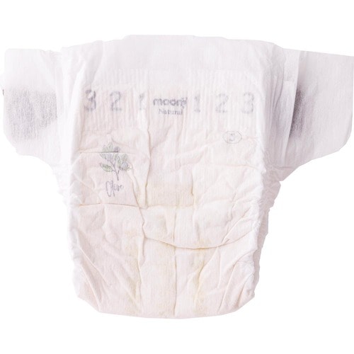 テープタイプ紙おむつおすすめ ムーニー ムーニーナチュラル 無漂白(テープタイプ)Sサイズ イメージ2