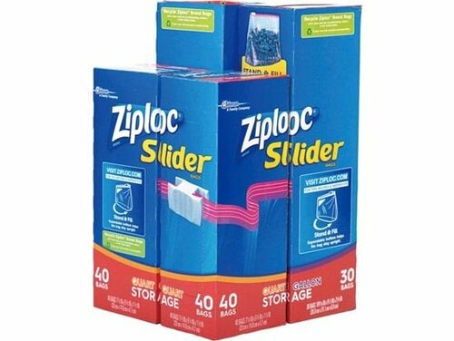 【ジップロック】コストコ版はマチ付きで扱いやすいんです イメージ