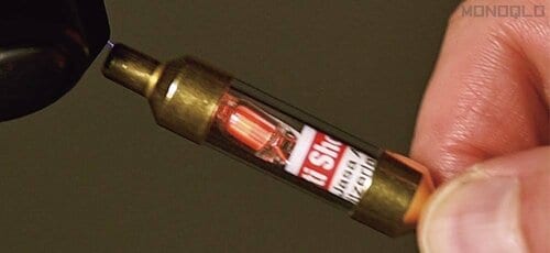 【除電性能】ピカッと光って除電をお知らせ イメージ