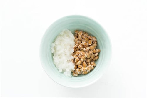 【おまけ】大根おろしで和えると くさみやねば度が軽減されます イメージ