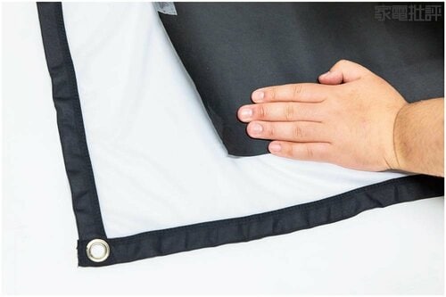 透過するタイプは裏面に工夫が必要 プロジェクタースクリーンおすすめ イメージ