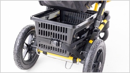荷物を積むにはバスケットが必須 ベビーカーおすすめ イメージ