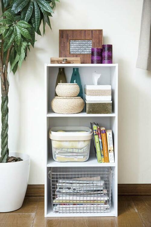 組み立て簡単でリーズナブル見せる収納はカラーボックスが便利 イメージ