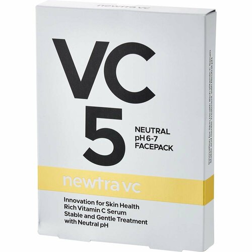 フェイスパックおすすめ newtra vc フェイシャル マスク ピュア ニュートラ 5 イメージ