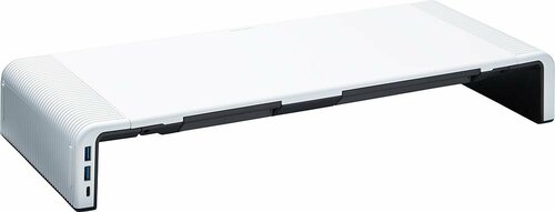 サンワサプライ「充電台USBハブ付き 100-MR188BW」 イメージ