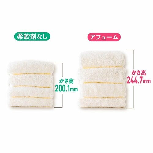 仕上がり:ふっくらタオルになった! 柔軟剤おすすめ イメージ