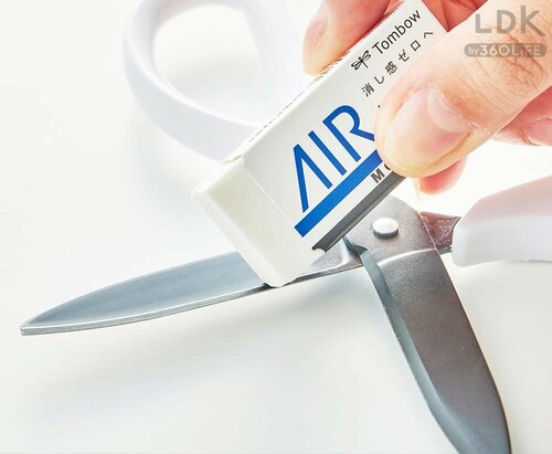 刃をアルコールで拭くか消しゴムでこする はさみおすすめ イメージ2