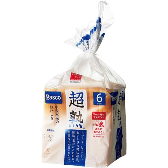 敷島製パン:Pasco 超熟 6枚スライス:食パン