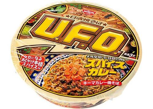 日清食品:日清焼そばU.F.O. スパイスキーマカレー焼そば:インスタント食品