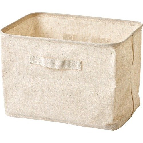 無印良品 ポリエステル麻ソフトボックス 長方形 中 イメージ1