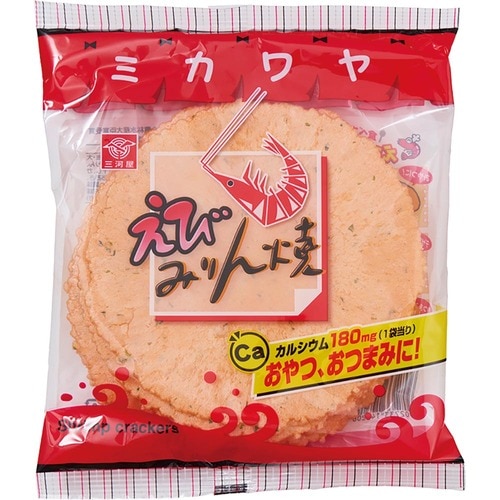 ヘルシーおやつおすすめ 三河屋製菓 えびみりん焼 イメージ