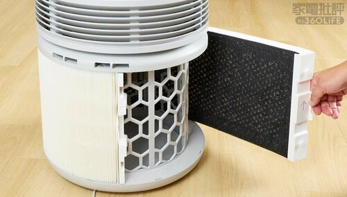 メインフィルターの脱着もカンタン 高級空気清浄機おすすめ イメージ