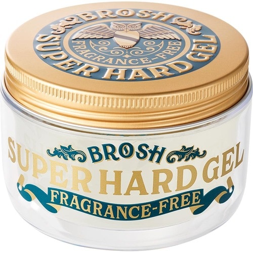 メンズヘアジェルおすすめ BROSH SUPER HARD GEL FRAGRANCE FREE イメージ1