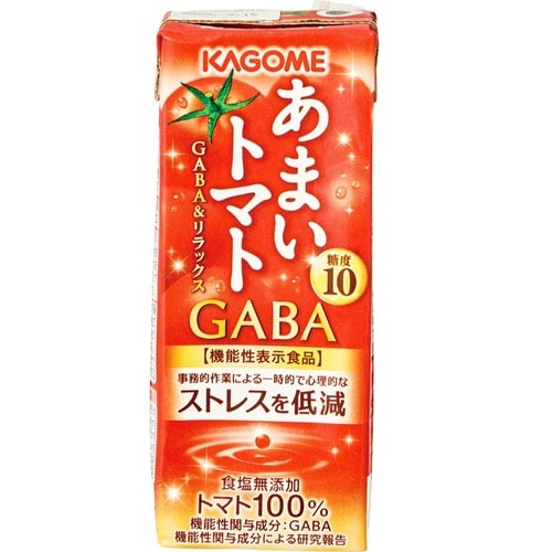 トマトジュースおすすめ カゴメ あまいトマト GABA＆リラックス イメージ