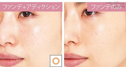 うるおい感はチャージされるけどファンデが薄くなってしまう イメージ