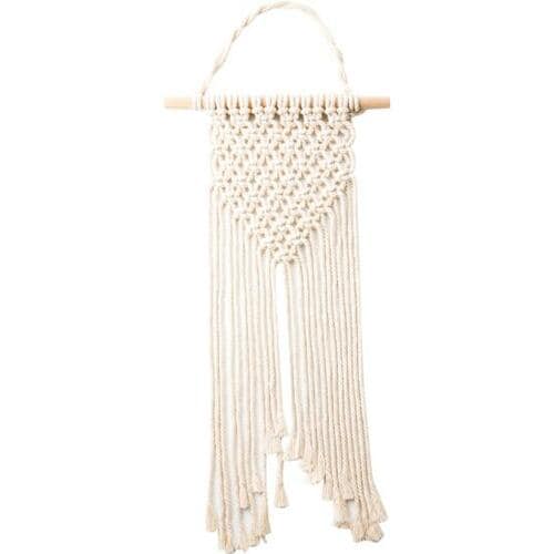 ナチュラルキッチン:マクラメ編み タペストリー:雑貨