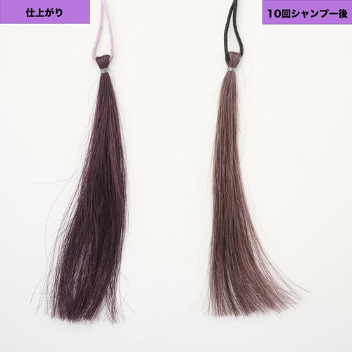 落ち着いた大人っぽい色に パープル（紫）のヘアカラーおすすめ イメージ2