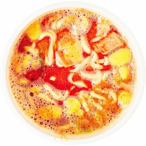 カップラーメンおすすめ セブンプレミアム 蒙古タンメン中本 炎のカルボ イメージ2