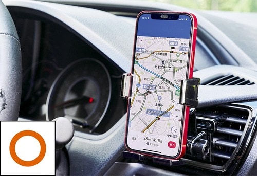 自由な角度に見やすく調節 車用スマホホルダーおすすめ イメージ