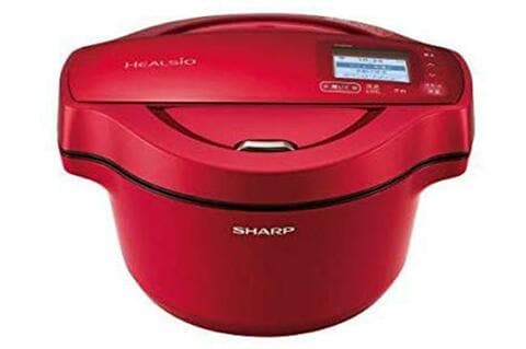 HEALSIO 電気圧力鍋 SHARP HEALSIO 電気圧力鍋 レッド SHARP HEALSIO 電気圧力鍋 レッド