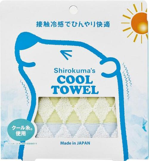 すぐに冷たい！ ビッグウイング「しろくまのきもち クールタオル」 イメージ