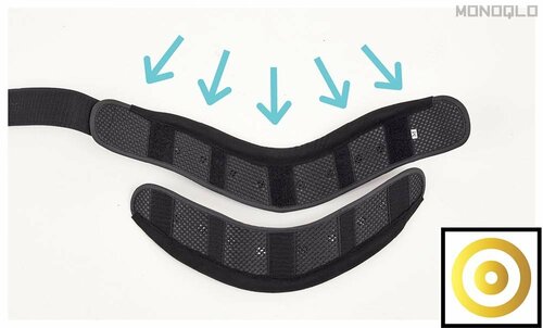 粘着箇所が多くてズレにくい ネックサポーターおすすめ イメージ
