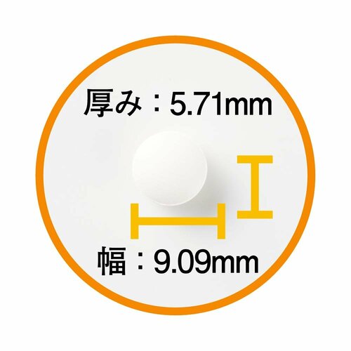 粒の大きさ カルシウムサプリおすすめ イメージ